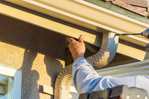 regular cleaning and inspection are recommended for proper maintenance after gutter installation